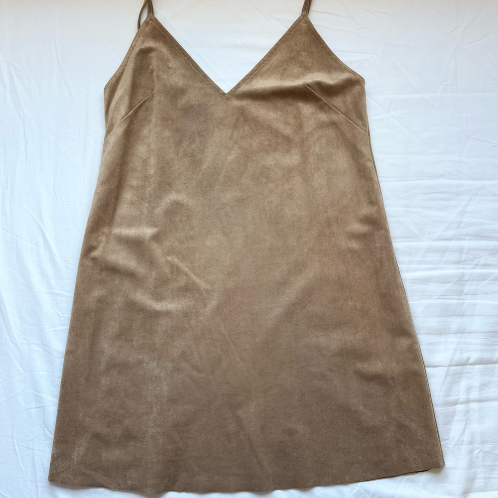 Aritzia Wilfred Free Vivienne Suede Mini Dress - Size S